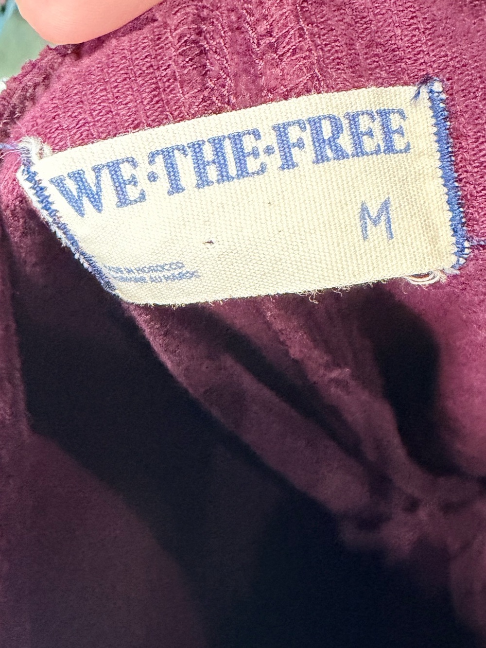 Free People High Roller Corduroy Jumpsuit in Plum Medium - Picture 3 of 5
